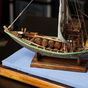 model of traditional wine boat "Rabelu" photo