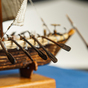 Detailed model of the ship photo