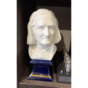 wow video Porcelain bust of composer Franz Liszt, France, Limoges