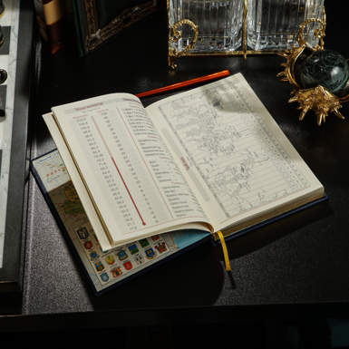 diary with gilding photo