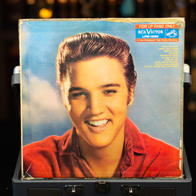 Elvis Presley vinyl record photo