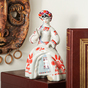 figurine with hand painted photo