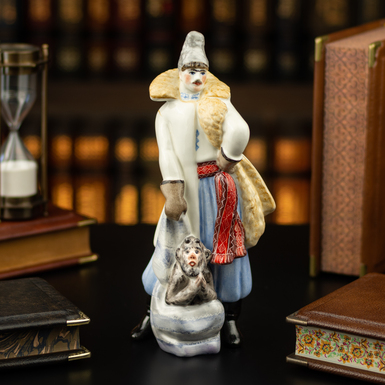 Porcelain figurine "Brave Cossack in a coat" photo