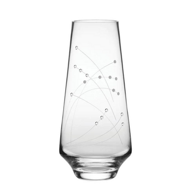 Crystal vase "Dew drop" with Swarowski crystals