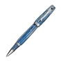 ручка роллер голубая фото