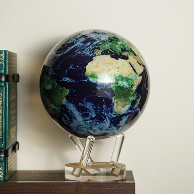 Globe «Earth View With Clouds» by Mova (large, Ø 21.6 cm)