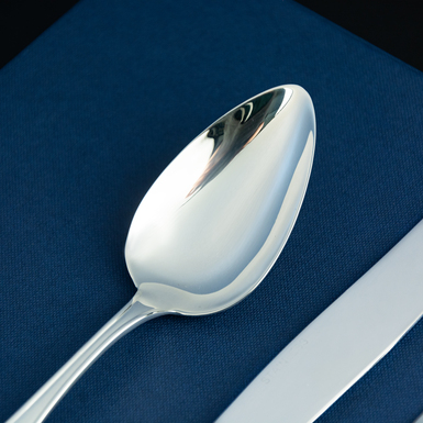 set with fork, spoon and knife photo