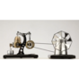 wow video Stirling engine with windmill from Böhm