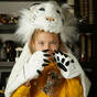 plush cape white tiger photo