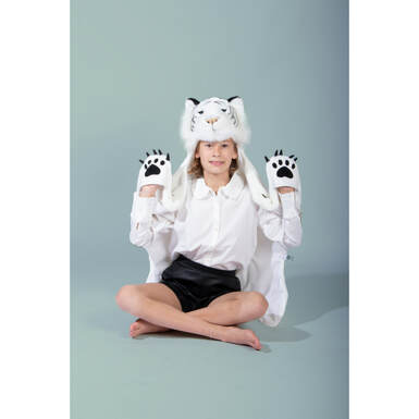 children's cape white tiger photo