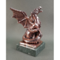Статуетка ручної роботи "Мідний дракон довголіття" від Євгена Єпура фото