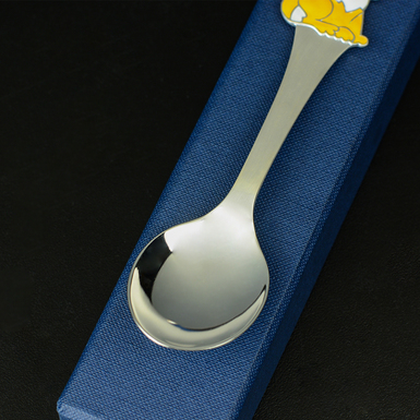 children's spoon with pattern photo