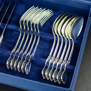 luxury cutlery set photo