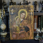 Купить старинную икону «Мария обрете Благодать у Бога»