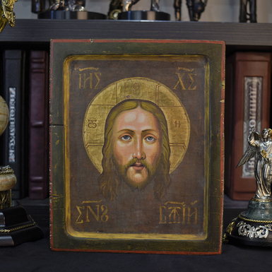 Купить старинную икону Спаса Нерукотворного