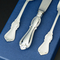 set of knife, fork and spoon photo