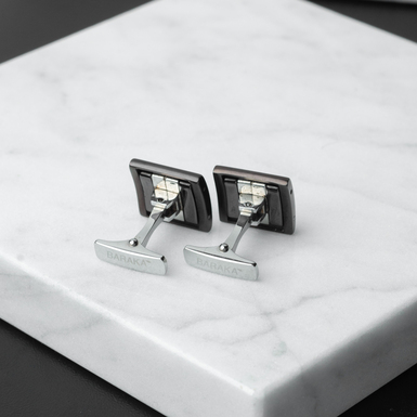 Cufflinks for clothes photo