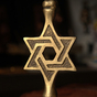 Jewish candlesticks photo