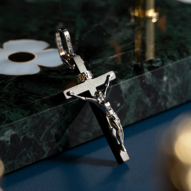 Крест Baraka Cyborg Ceramic из нержавеющей стали фото