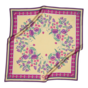 Author's silk scarf "Flowers Cream Pink" by Latona photo