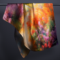 colored handkerchief in the style of impressionism