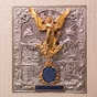 Ангела Хранителя с серебром и золотом фото