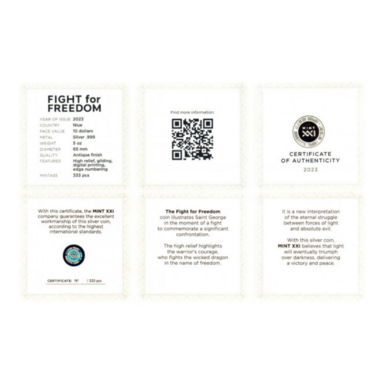 сертификат подлиности фото