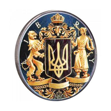 coin with coat of arms photo