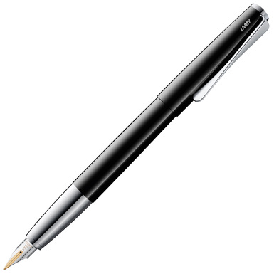 перьевая ручка черная фото