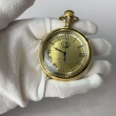 wow video Pocket watch "Royal Dollond London" handmade by Ross London