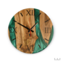 Деревянные настенные часы ручной работы "Континуум" от Kochut фото