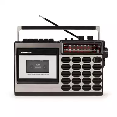 Crosley CT100 Cassette Player - Silver2