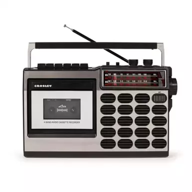 Радіоприймач Crosley CT100 Cassette Player - Silve