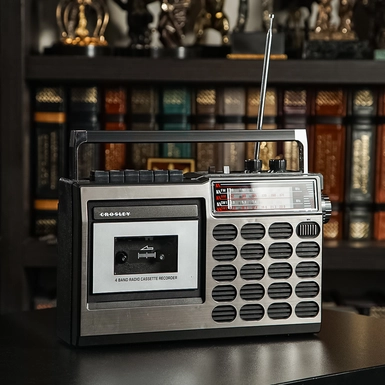 Radio Crosley CT100 Cassette Player - Silver