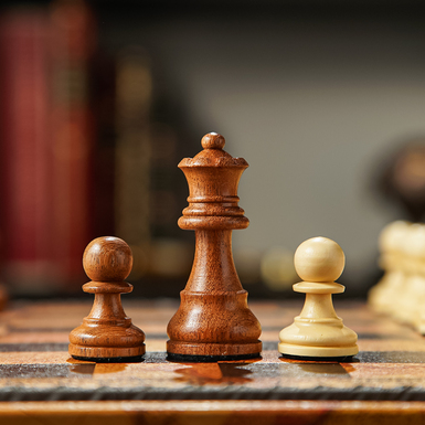 дерев'яні шахові фігури фото