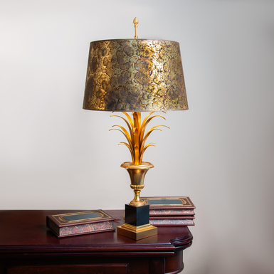 lamp with gold plated photo
