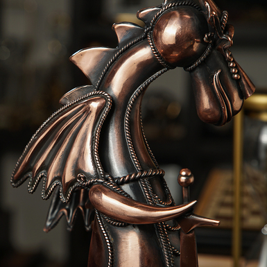 статуетка дракон із міді фото 1
