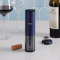 Automatic electric wine opener from Wine Enthusiast (blue)