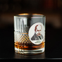 whiskey set with gold plated photo