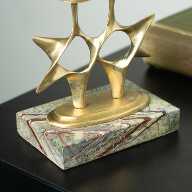 candlesticks with Star of David photo