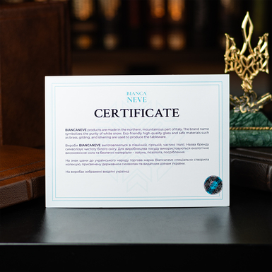 certificate for glasses