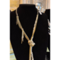 wow video Necklace with pearls "Barbara Gold" from Samokish