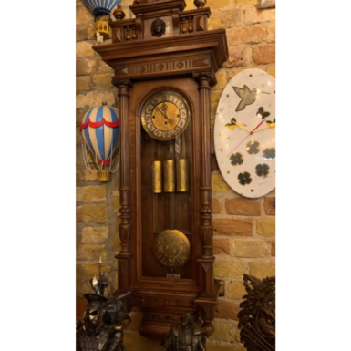 wow video Антикварные раритетные часы, Австрия, последняя четверть 19 века