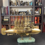 wow video Steampunk submarine figurine
