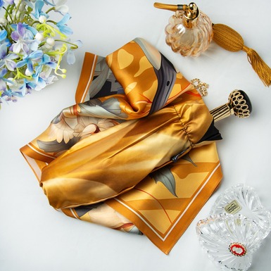 подарочный комплект зонт и платок фото