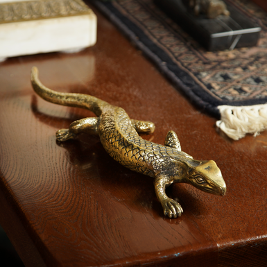 Bronze figurine "Lizard", mid-20th century photo