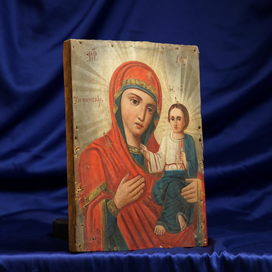 Купити старовинну ікону Божої Матері
