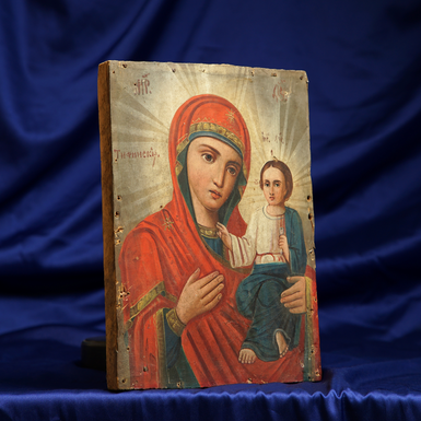 Buy an antique icon of the Mother of God