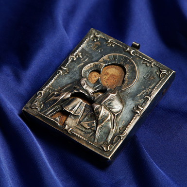 Buy a silver-plated icon