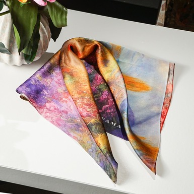платок из натуральной ткани фото